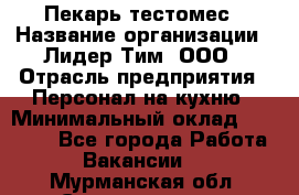 Пекарь-тестомес › Название организации ­ Лидер Тим, ООО › Отрасль предприятия ­ Персонал на кухню › Минимальный оклад ­ 25 000 - Все города Работа » Вакансии   . Мурманская обл.,Снежногорск г.